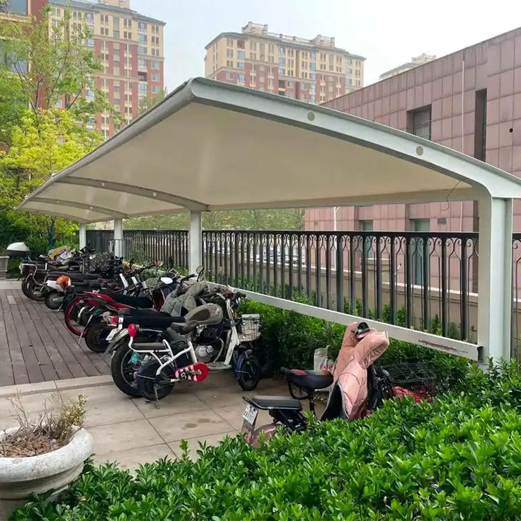 尖扎县膜结构电动车棚